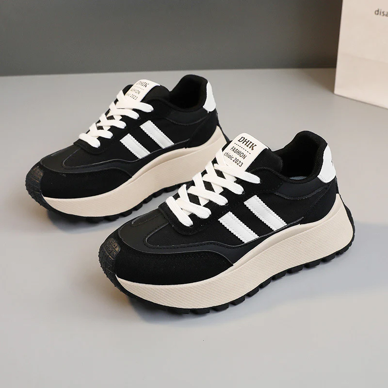 Damen Plateau Sneakers mit ergonomischem Dämpfungssystem und modischem Design Heidi Mode - Image 8