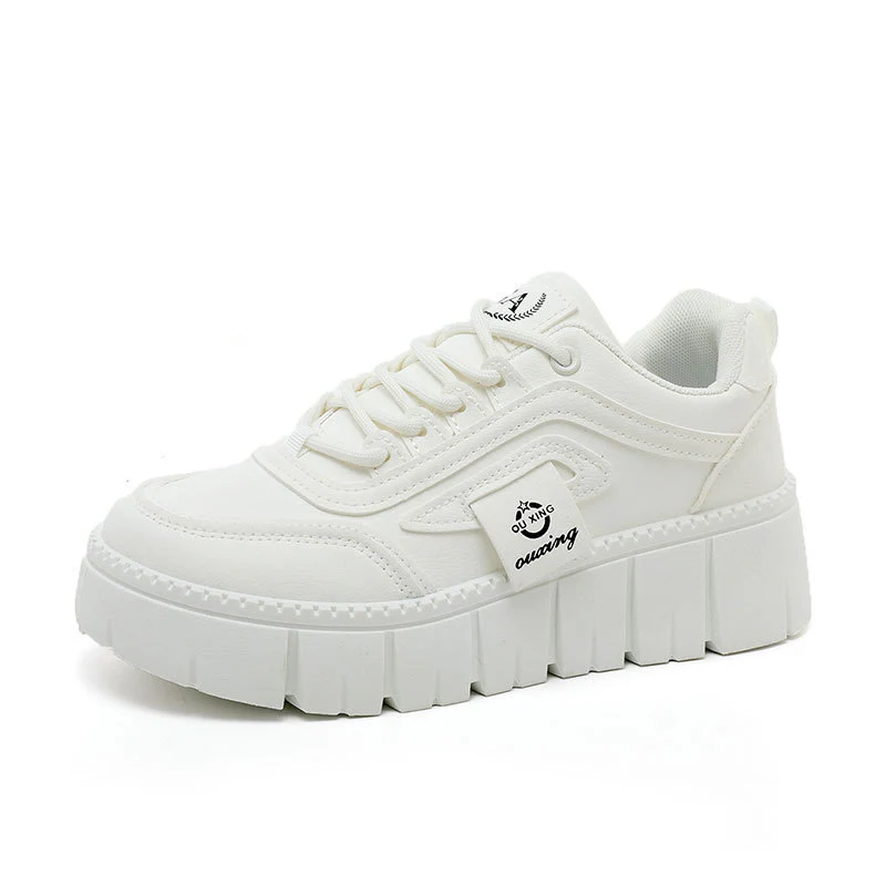 Damen Plateau Sneakers mit geschäumter Laufsohle und modernem Design Heidi Mode - Image 2