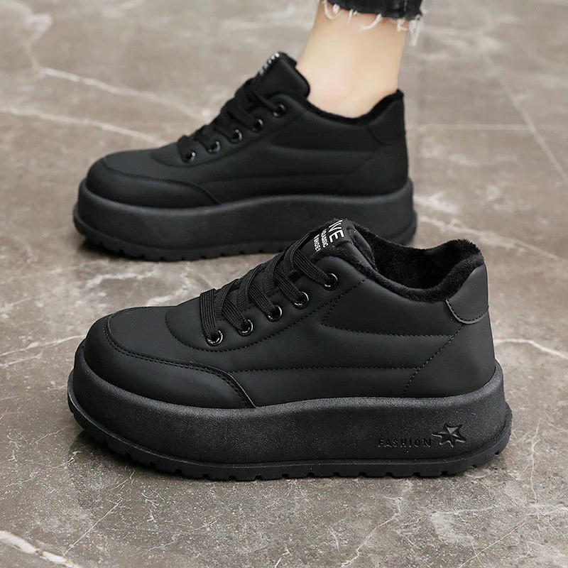 Damen Plateau Sneakers mit Innenfutter und rutschfester Sohle Heidi Mode - Image 2