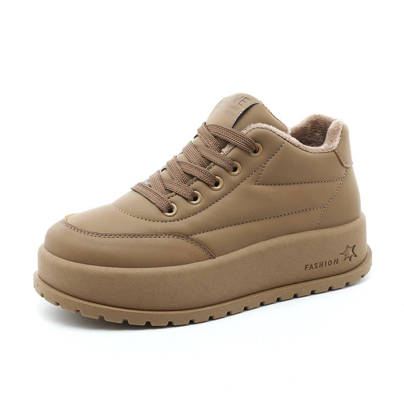 Damen Plateau Sneakers mit Innenfutter und rutschfester Sohle Heidi Mode - Image 5