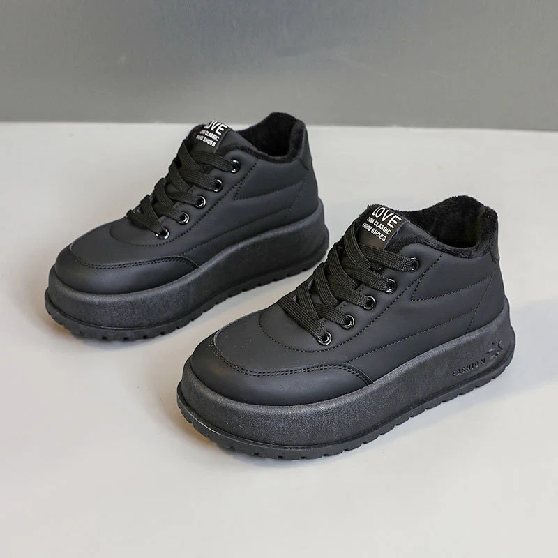 Damen Plateau Sneakers mit Innenfutter und rutschfester Sohle Heidi Mode - Image 6