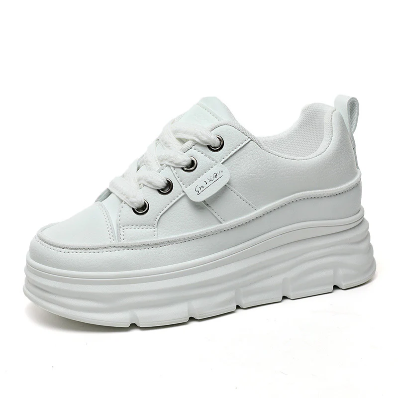 Damen Plateau Sneakers mit komfortabler Dämpfung und stylischer Schnürung Heidi Mode - Image 5