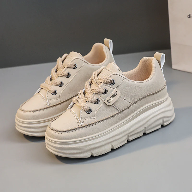 Damen Plateau Sneakers mit komfortabler Dämpfung und stylischer Schnürung Heidi Mode - Image 7