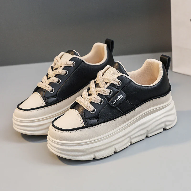 Damen Plateau Sneakers mit komfortabler Dämpfung und stylischer Schnürung Heidi Mode - Image 8