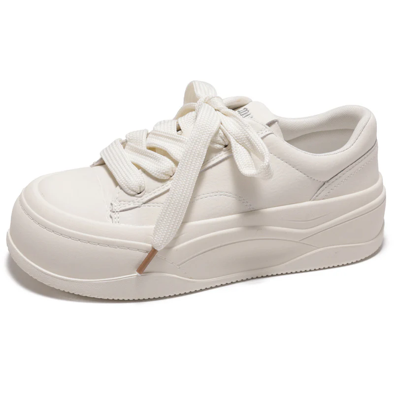 Damen Plateau Sneakers mit metallisch-glänzender Oberfläche und robustem Sohlenprofil Heidi Mode - Image 7