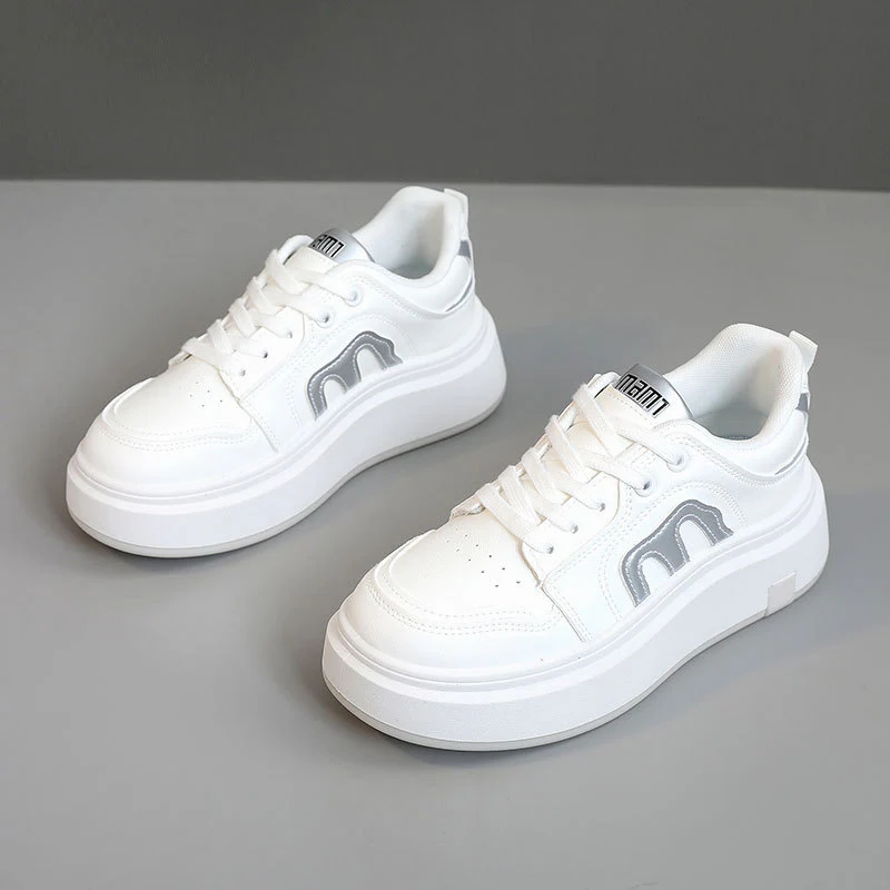 Damen Plateau Sneakers mit modernem Design und bequemer Dämpfung Heidi Mode - Image 7