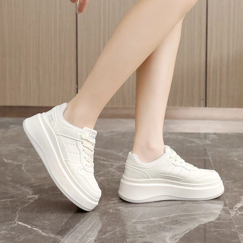 Damen Plateau Sneakers mit rutschfester Sohle und komfortabler Dämpfung Heidi Mode - Image 3
