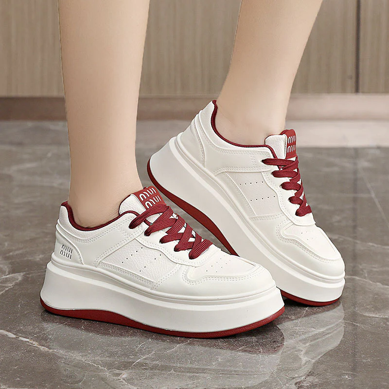 Damen Plateau Sneakers mit rutschfester Sohle und komfortabler Dämpfung Heidi Mode - Image 4