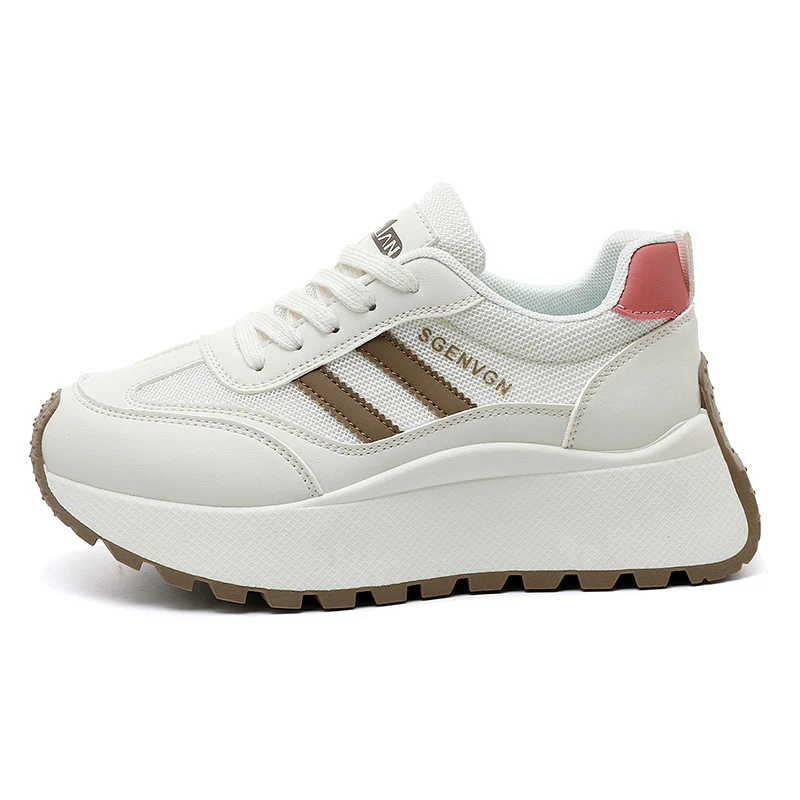 Damen Plateau Sneakers mit stilvollem Design und dämpfender Laufsohle Heidi Mode - Image 5