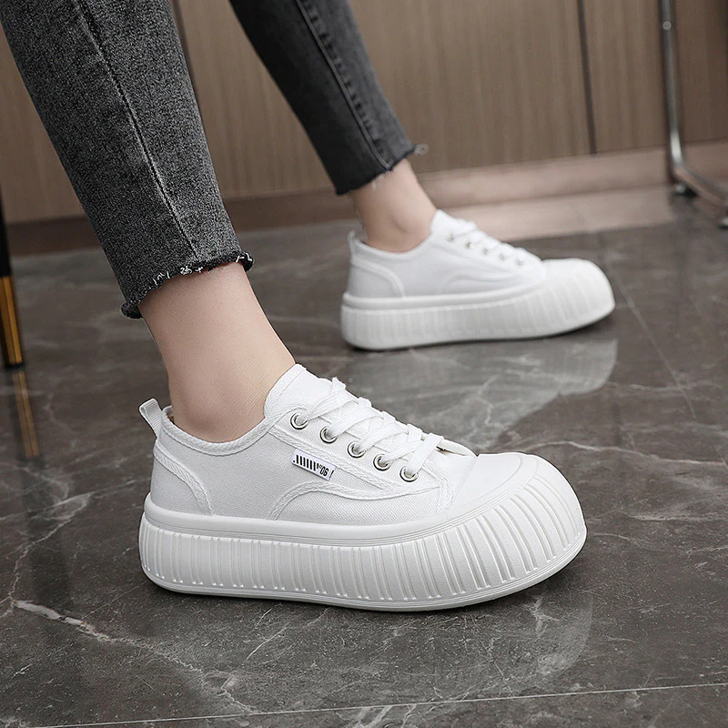 Damen Plateau Sneakers mit trendigem Design und komfortabler Dämpfung Heidi Mode - Image 3