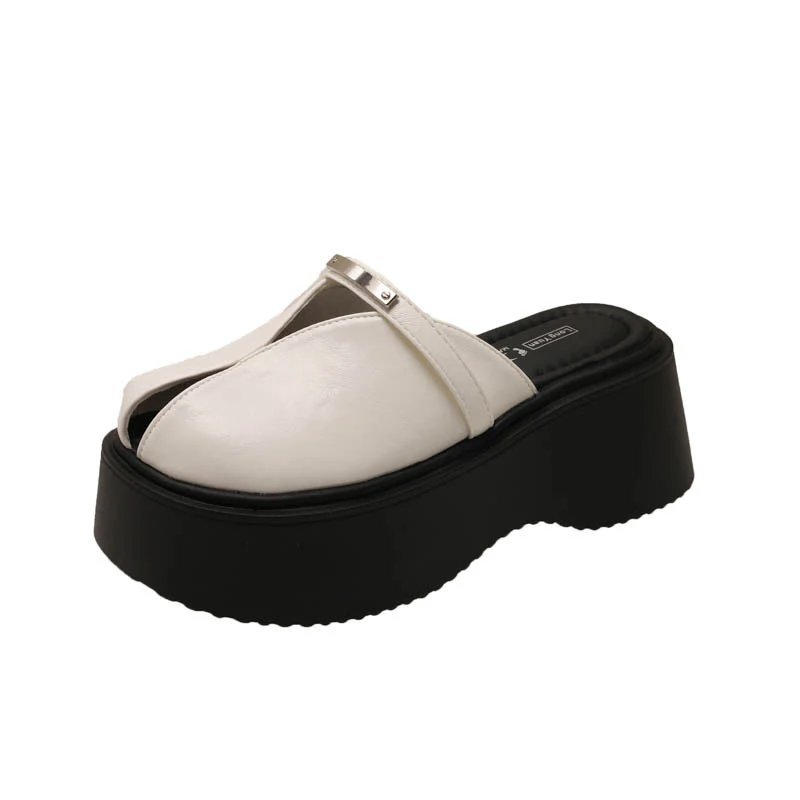 Damen Plateausandalen mit elegantem Riemendesign Heidi Mode - Image 6