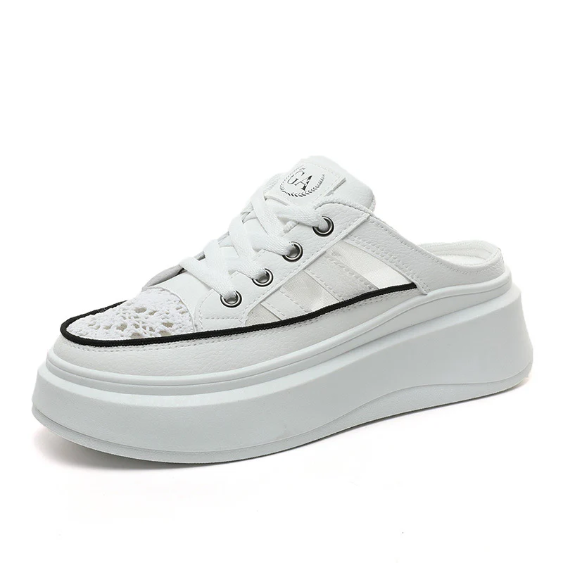 Damen Plateausneaker mit luftiger Frontpartie und robustem Sohlenprofil Heidi Mode - Image 5