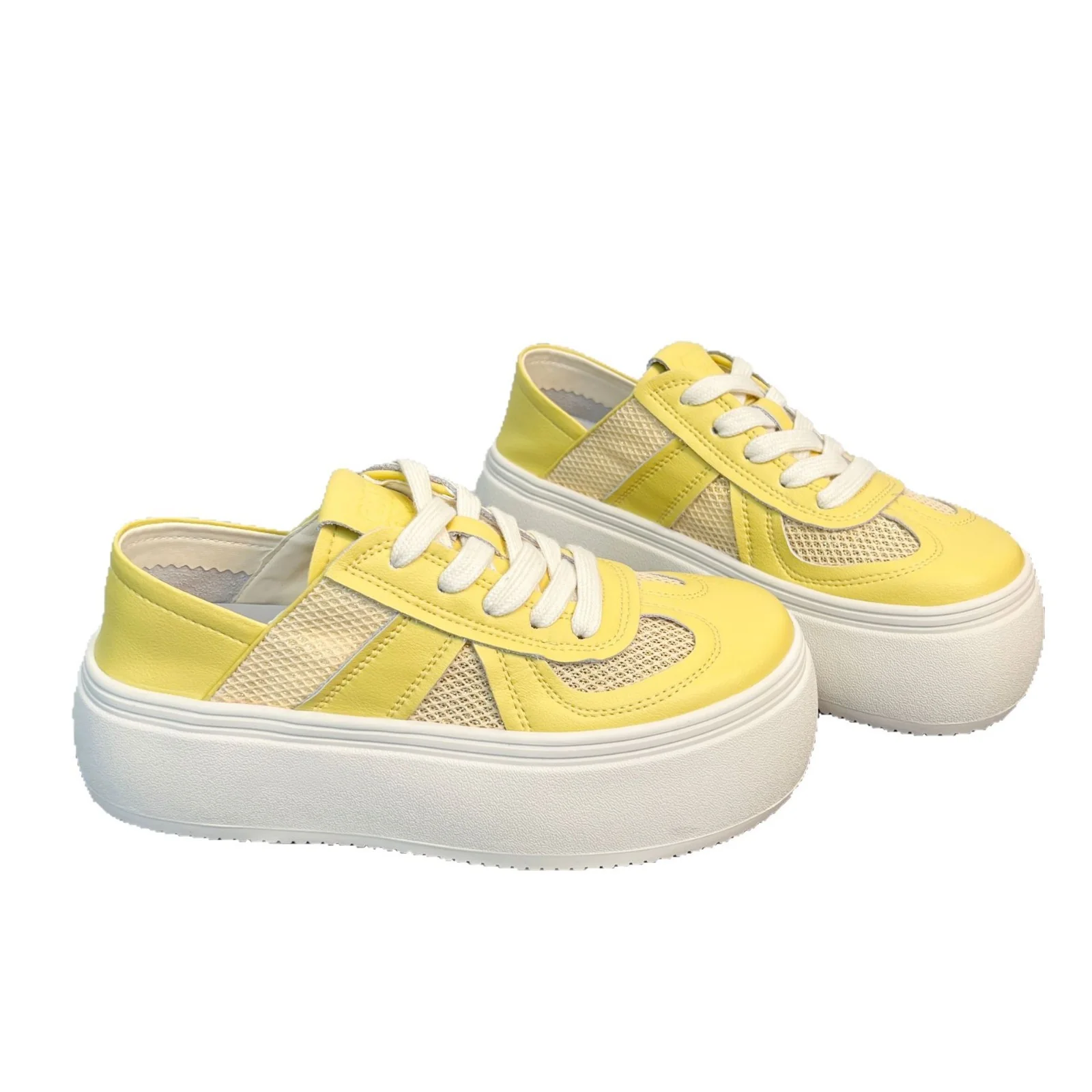 Damen Platform Sneakers mit atmungsaktiver Netzstruktur und komfortabler Sohle Heidi Mode - Image 5