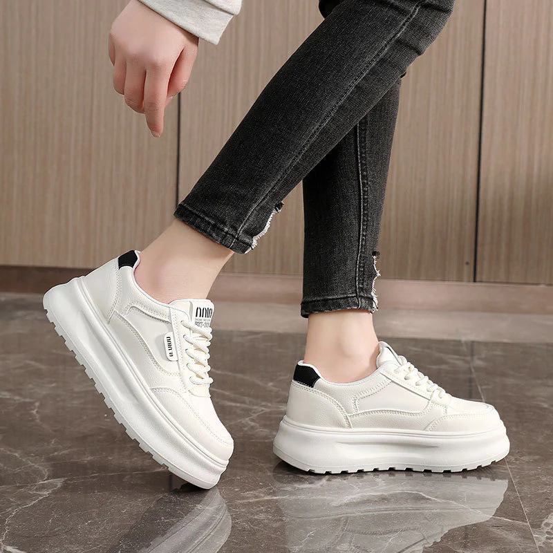 Damen Platform Sneakers mit modernem Design und bequemer Dämpfung Heidi Mode - Image 3