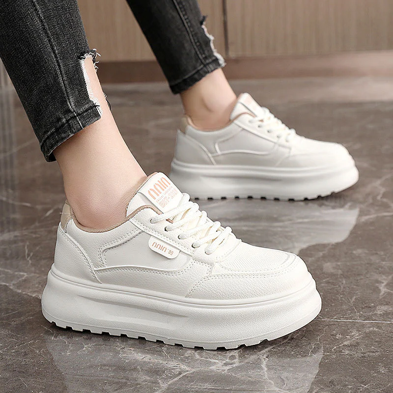 Damen Platform Sneakers mit modernem Design und bequemer Dämpfung Heidi Mode - Image 4