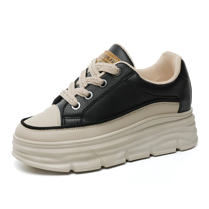 Damen Platform Sneakers mit robustem Sohlenprofil und eleganter Schnürung Heidi Mode - Image 5