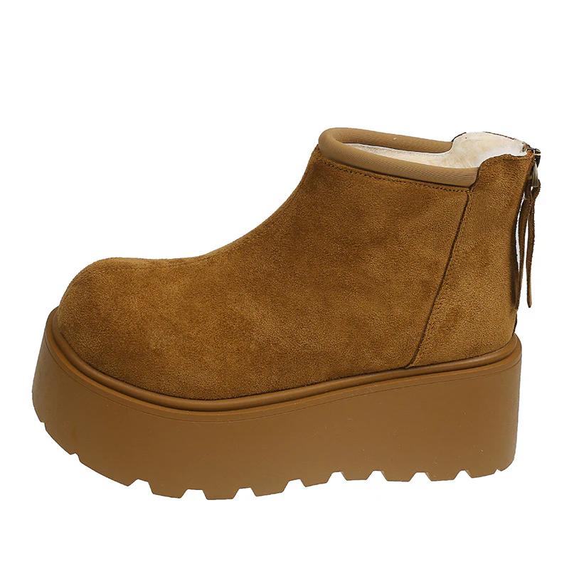 Damen Platform-Stiefelette mit kuscheligem Innenfutter Heidi Mode - Image 8