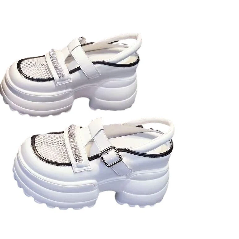 Damen Plattform-Sandalen mit doppelt verstellbarem Riemen und rutschfester Sohle Heidi Mode - Image 5