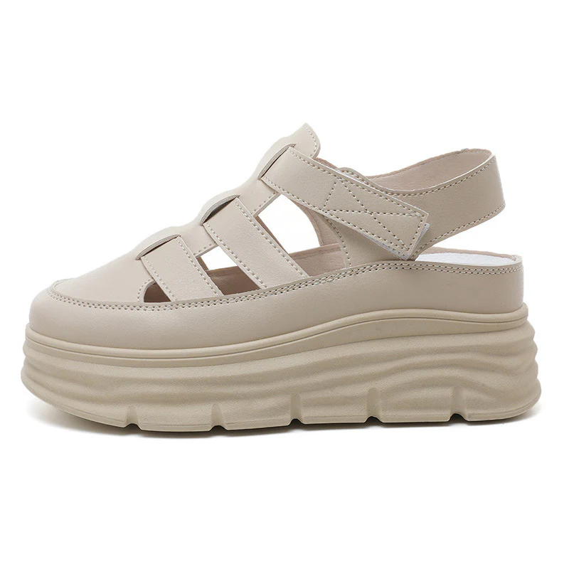 Damen Plattform-Sandalen mit verstellbarem Riemen und rutschfester Sohle Heidi Mode - Image 6