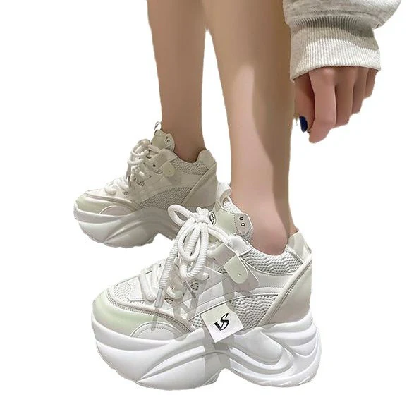 Damen Plattform-Sneaker mit atmungsaktivem Mesh und gepolsterter Sohle Heidi Mode - Image 5