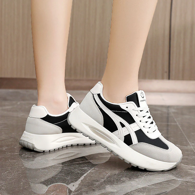 Damen Plattform-Sneaker mit atmungsaktiver Mesh-Oberfläche und stoßdämpfendem Sohlenprofil Heidi Mode - Image 4