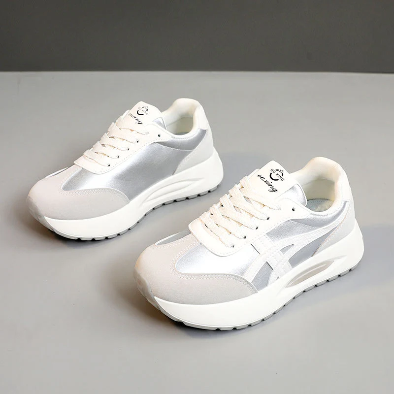 Damen Plattform-Sneaker mit atmungsaktiver Mesh-Oberfläche und stoßdämpfendem Sohlenprofil Heidi Mode - Image 7