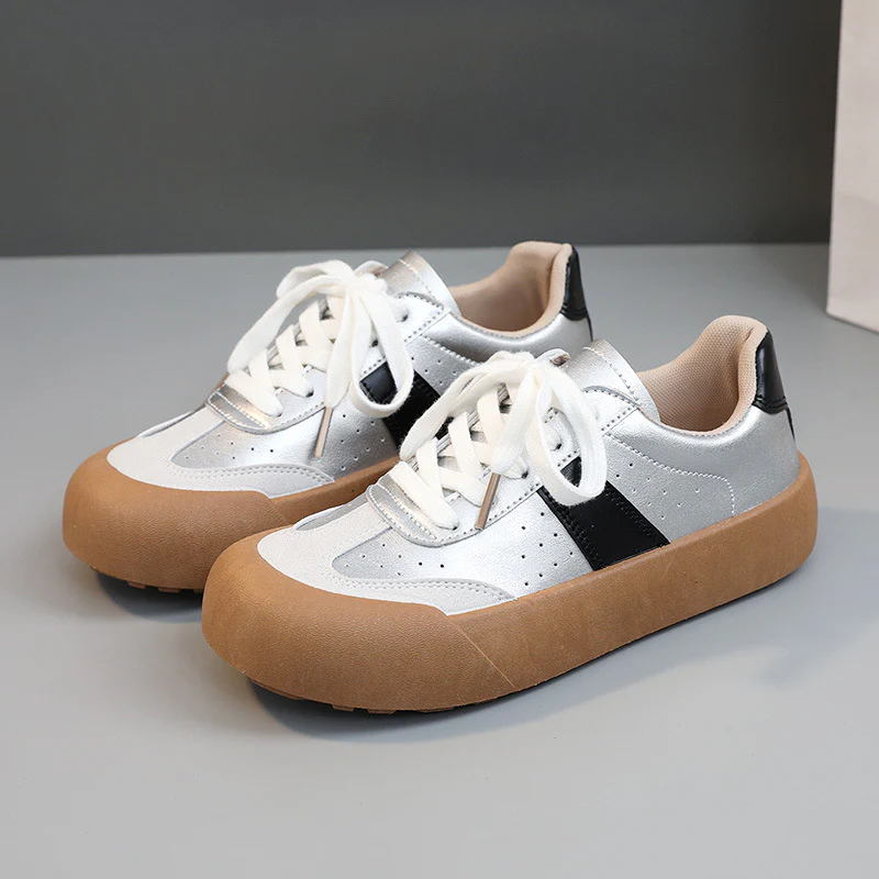 Damen Plattform Sneaker mit atmungsaktiver Oberfläche und rutschfester Sohle Heidi Mode - Image 6