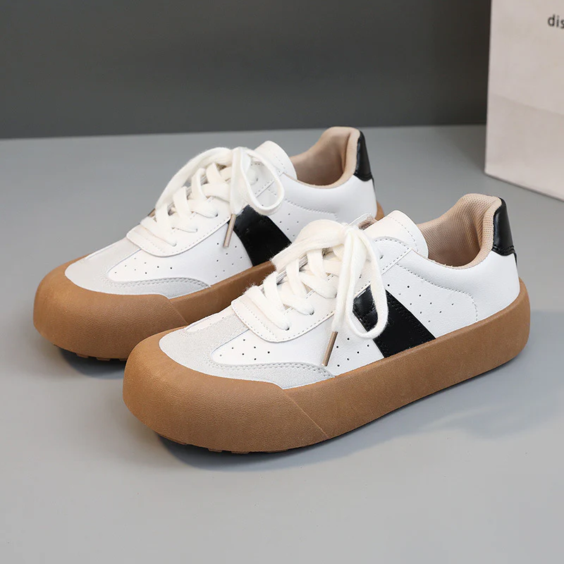 Damen Plattform Sneaker mit atmungsaktiver Oberfläche und rutschfester Sohle Heidi Mode - Image 7