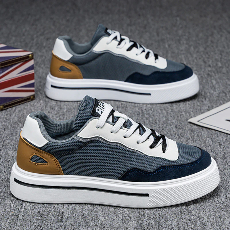 Damen Plattform-Sneaker mit atmungsaktiver Obermaterialstruktur und dämpfendem Sohlenprofil Heidi Mode - Image 3