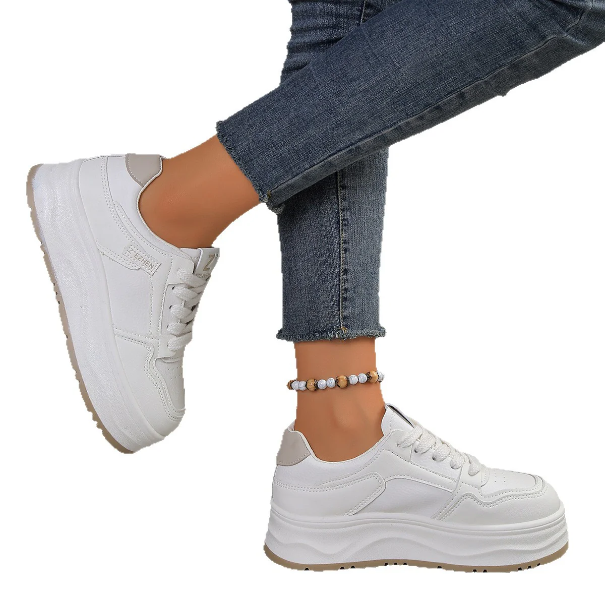 Damen Plattform-Sneaker mit bequemer dämpfender Sohle und modischem Design Heidi Mode - Image 5