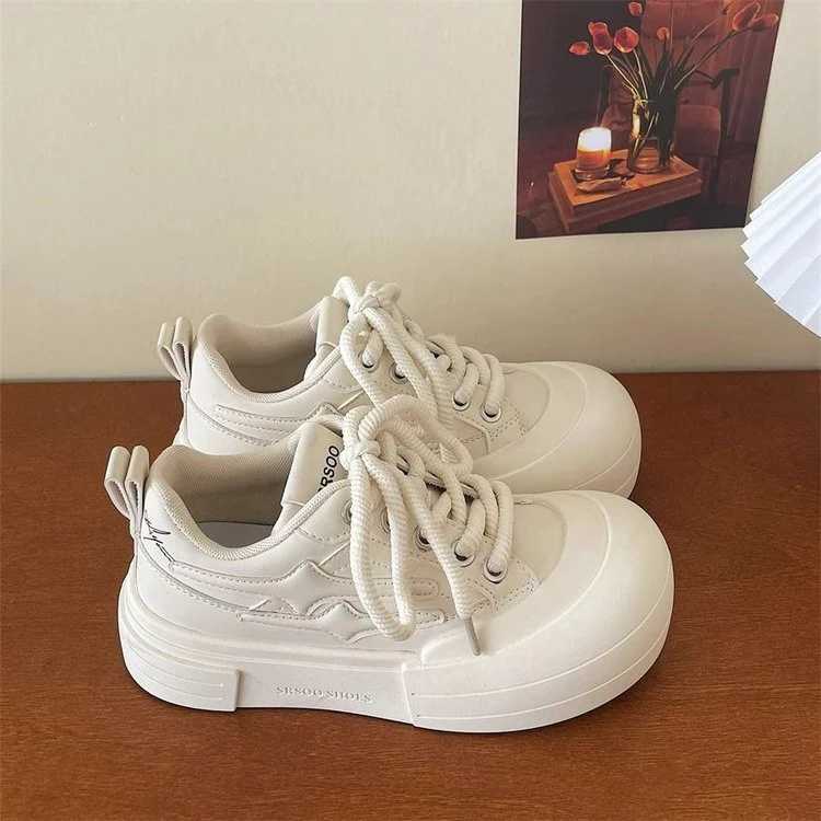 Damen Plattform-Sneaker mit dicker, gepolsterter Sohle und modischem Design Heidi Mode - Image 2