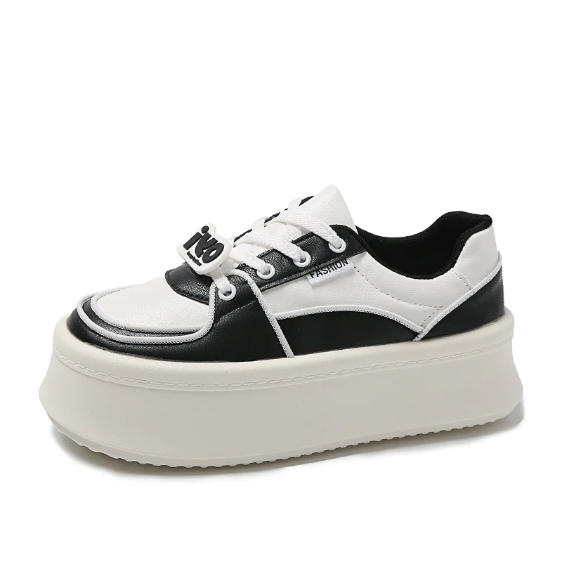 Damen Plattform-Sneaker mit modernem Design und ausgeprägtem Sohlenprofil Heidi Mode - Image 5