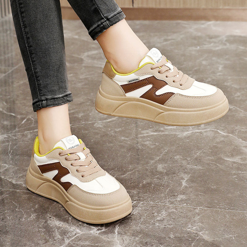 Damen Plattform-Sneaker mit modischem Design und dämpfender Sohle Heidi Mode - Image 3