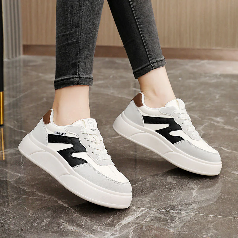 Damen Plattform-Sneaker mit modischem Design und dämpfender Sohle Heidi Mode - Image 4