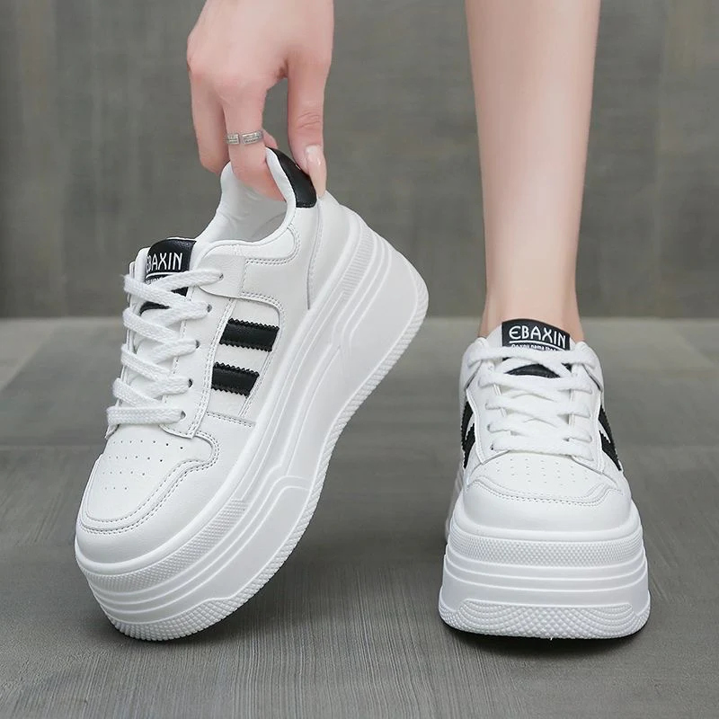 Damen Plattform-Sneaker mit modischem Design und hohem Komfort Heidi Mode - Image 4