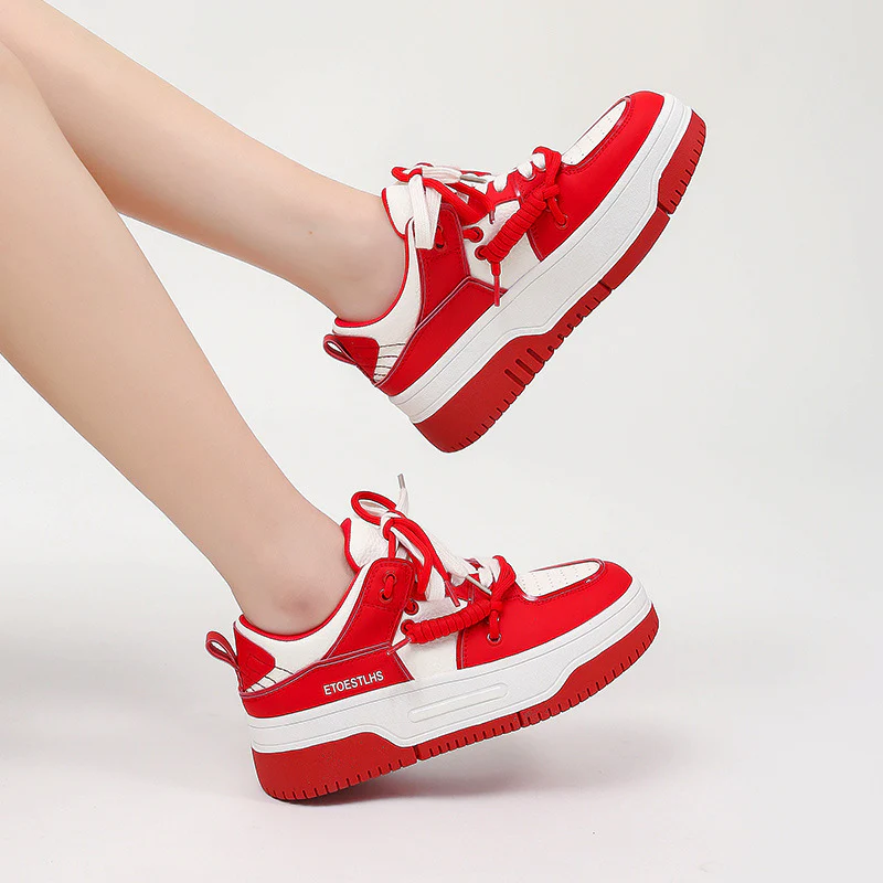 Damen Plattform-Sneaker mit modischem Design und komfortabler Profilsohle Heidi Mode - Image 2