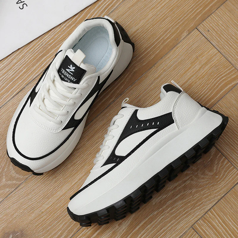 Damen Plattform-Sneaker mit modischem Obermaterial und rutschfester Sohle Heidi Mode - Image 2