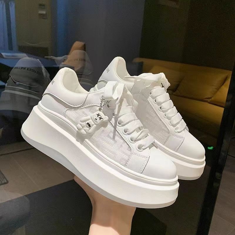 Damen Plattform-Sneaker mit trendiger Schnürung und außergewöhnlichem Design Heidi Mode - Image 3