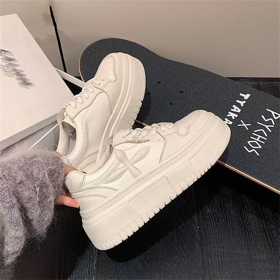 Damen Plattform-Sneaker mit trendstarker dicker Sohle und atmungsaktivem Obermaterial Heidi Mode