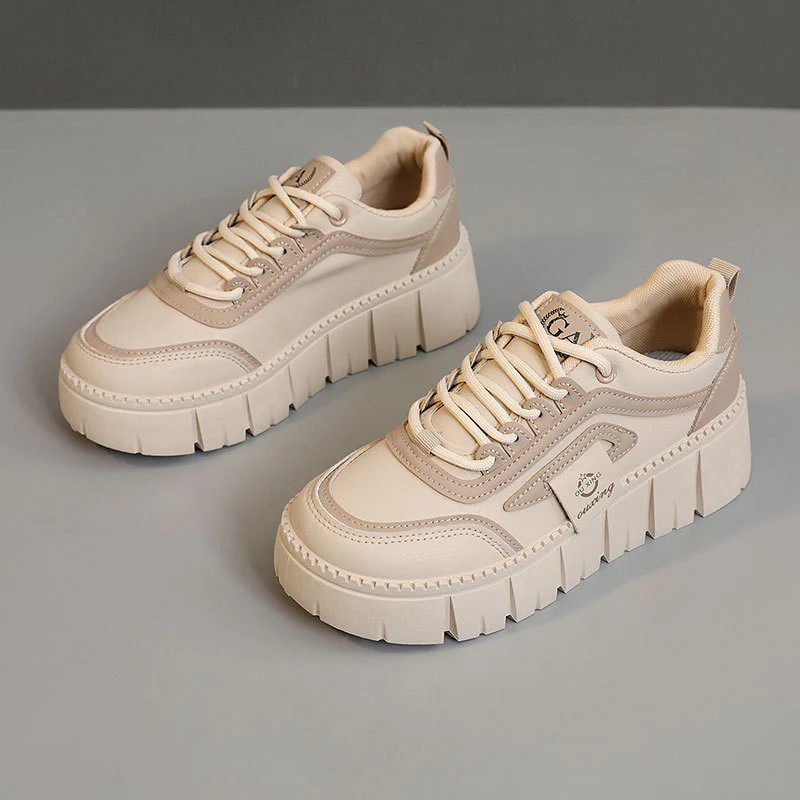 Damen Plattform Sneakers mit dämpfendem Sohlenprofil und sportlichem Design Heidi Mode - Image 2