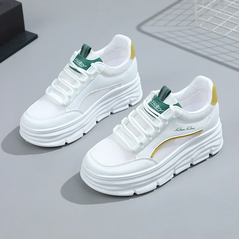 Damen Plattform Sneakers mit dämpfendem und flexiblen Sohlenprofil Heidi Mode - Image 6