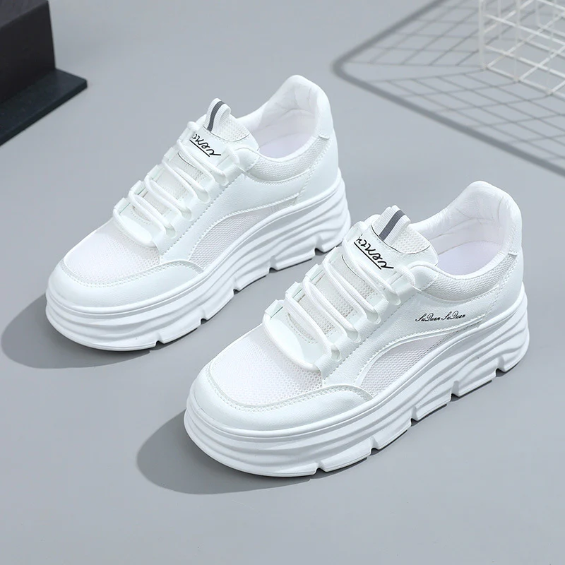 Damen Plattform Sneakers mit dämpfendem und flexiblen Sohlenprofil Heidi Mode - Image 8