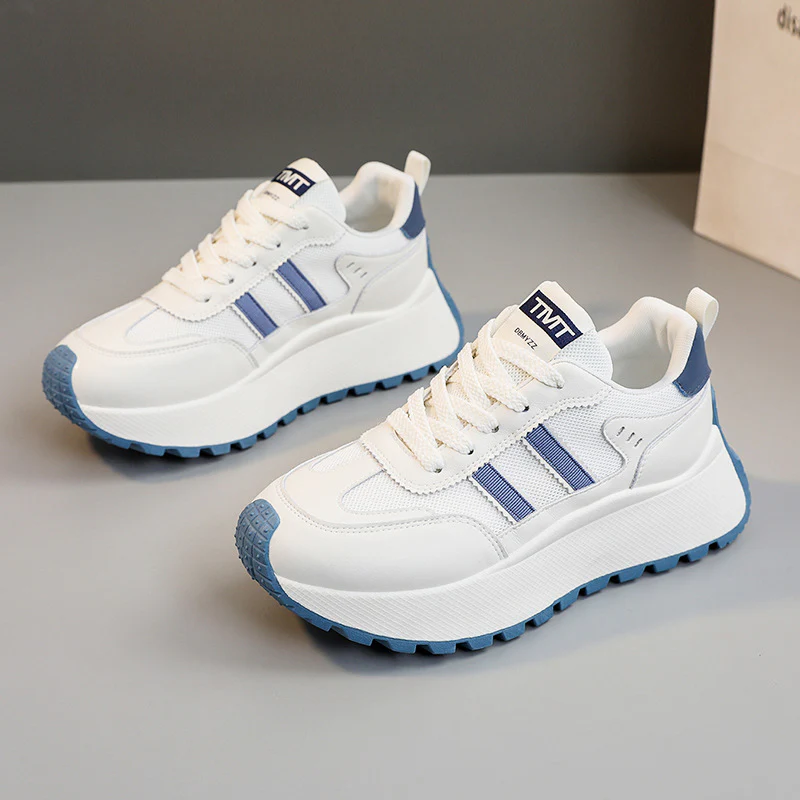 Damen Plattform Sneakers mit innovativen Trämpfen und rutschfester Laufsohle Heidi Mode - Image 2
