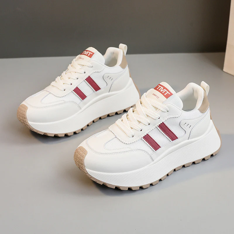 Damen Plattform Sneakers mit innovativen Trämpfen und rutschfester Laufsohle Heidi Mode - Image 6