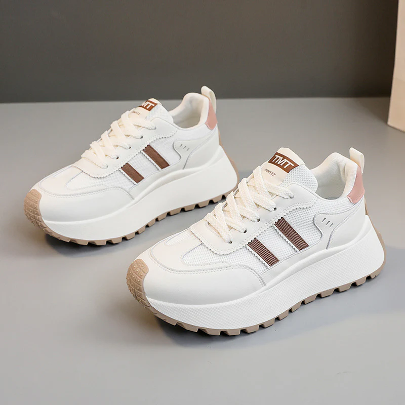 Damen Plattform Sneakers mit innovativen Trämpfen und rutschfester Laufsohle Heidi Mode - Image 7