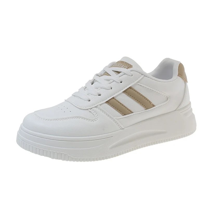Damen Plattform Sneakers mit langlebiger Lederoberfläche und atmungsaktiver Dämpfung Heidi Mode - Image 7