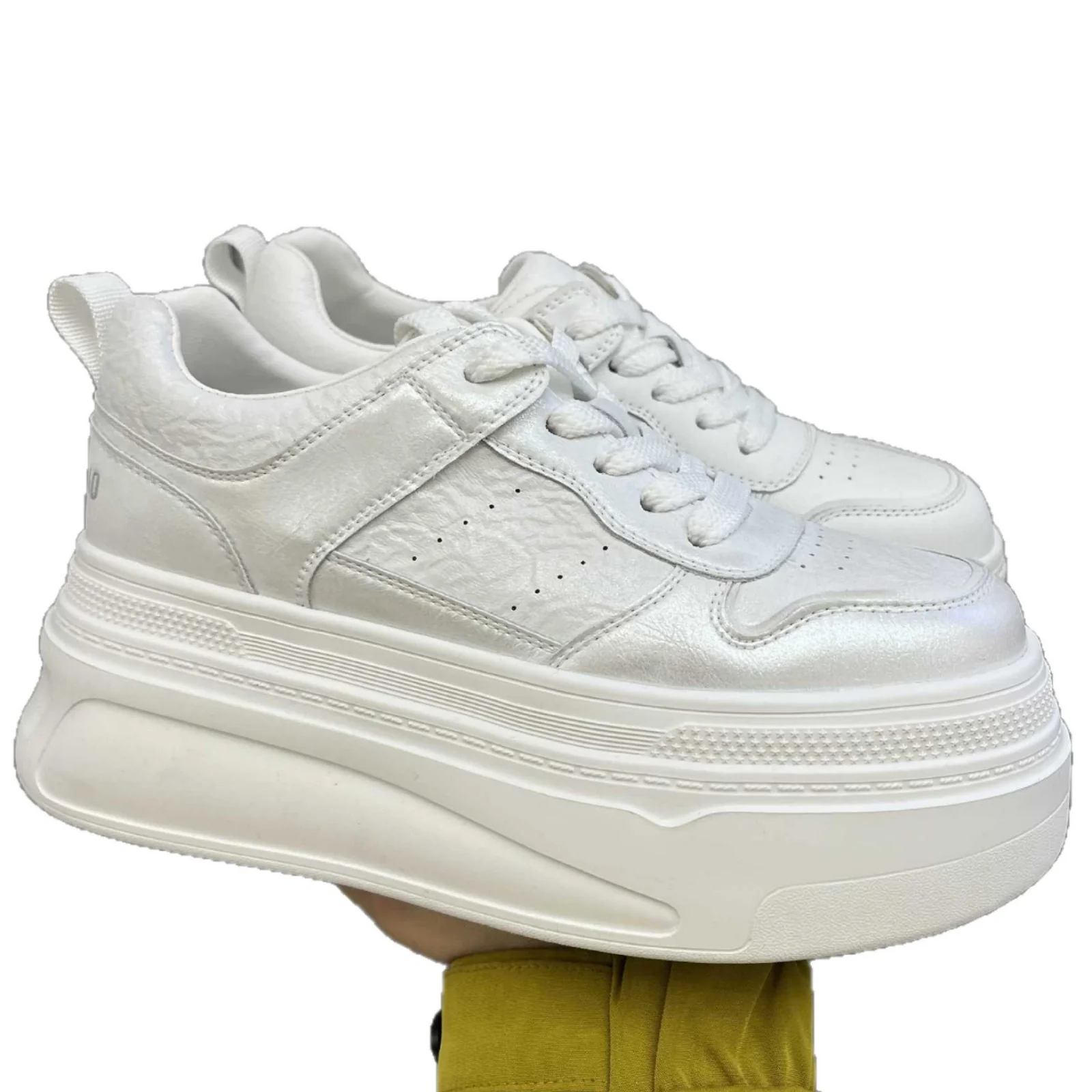 Damen Plattform Sneakers mit modernem Design und atmungsaktiver Netzstruktur Heidi Mode - Image 5
