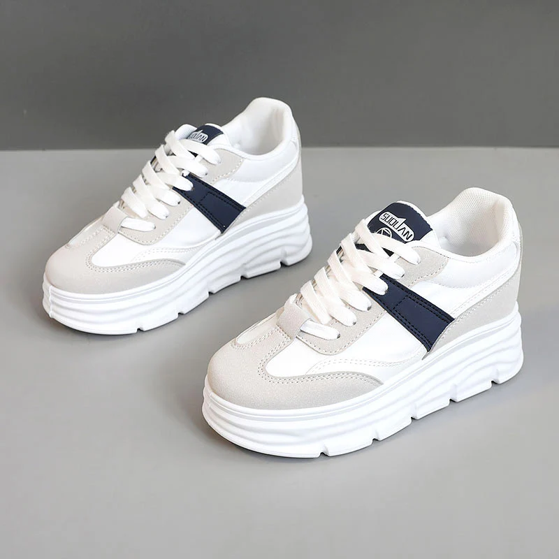Damen Plattform Sneakers mit modischem Design und bequemer Dämpfung Heidi Mode - Image 2