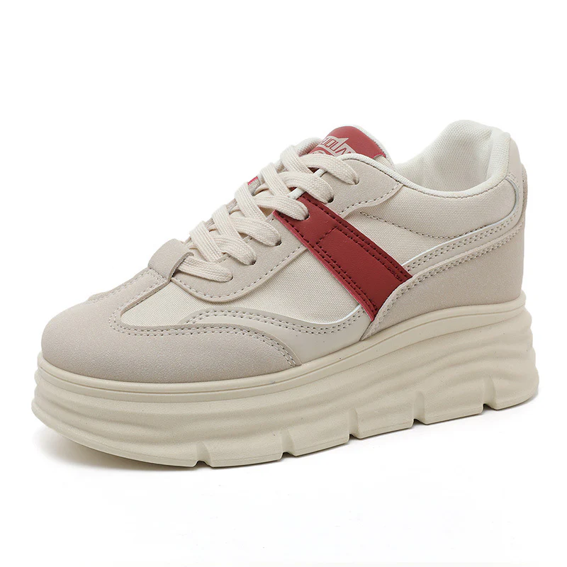 Damen Plattform Sneakers mit modischem Design und bequemer Dämpfung Heidi Mode - Image 5