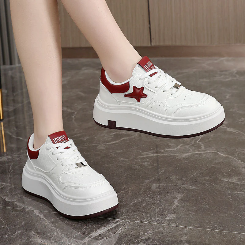 Damen Plattform Sneakers mit modischem Design und komfortabler Dämpfung Heidi Mode - Image 4
